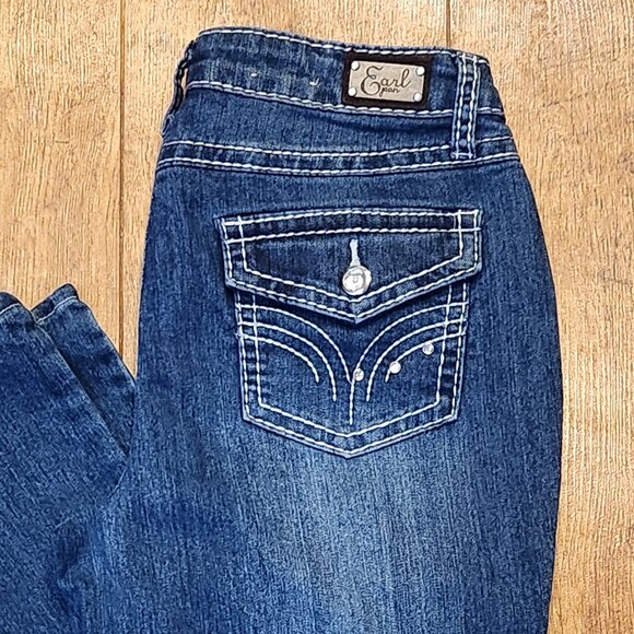 EARL Boot Cut Jeans - Sz 6 - Picture 6 of 7